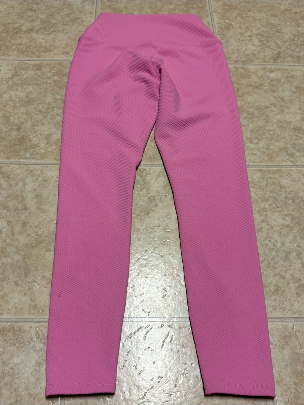 Beach Riot Piper Leggings in Berry Love Waffle Pink Size Small - Picture 3 of 4